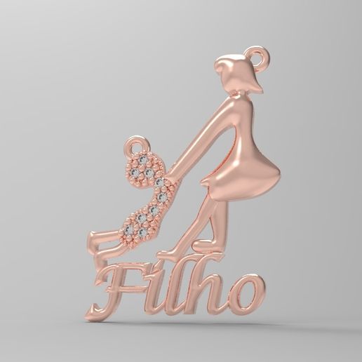 Pedant Sun-filho 3D model preview