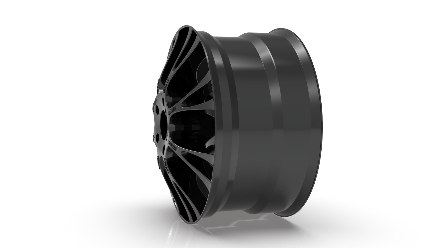 Wheel Rim Template Download OBJ file CAR WHEEL RIM • 3D printer template ・ Cults