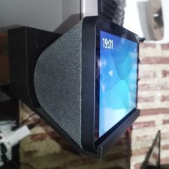 IMG-20230113-WA0010.jpg Fichier STL Support mural pour Amazon echo show 8・Objet imprimable en 3D à télécharger