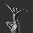 6-ZBrush-Document.jpg Ballet Dancer Fifth fantasy statue - low poly face
