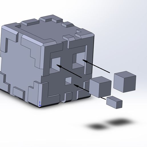 Stl File Slime Minecraft 3d Print Design To Download Cults