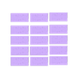 slash_2x4_bricks_x_15_for_any_2_color_printer.stl 2 x 4 Bricks with diagonal color change on two sides