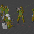 1.png Small scale infantry (15 poses x 3 helmet variants)