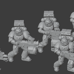 Heavy-Bolters.png Free STL file Truescale Devastator Heavy Bolter・3D printable object to download
