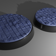 25mm-32mm-pavement.png 10X 25mm + 32mm bases with pavement ground (+32mm toppers)