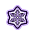 snowflake2 2cm.stl Резак для полимерной глины "Снежинка" - семь размеров