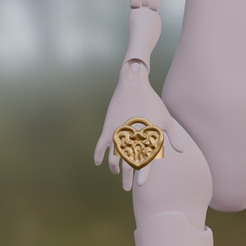 Screenshot_15.png Ever After High Blondie Lockes Doll Replacement Gold Heart Ring