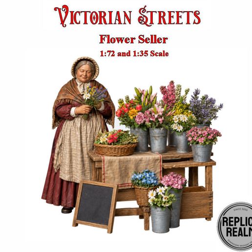 Victorian Streets - Flower Seller