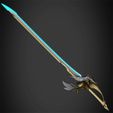 AquilaFavoniaClassic4.jpg Genshin Impact Aquila Favonia Sword for Cosplay