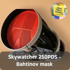 SW-250PDS-bahtinov-mask.jpg Bahtinov mask for Skywatcher 250 PDS