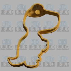 DINO2.jpg Fichier STL Dinosaure - Coupe-biscuits de dinosaure・Objet pour imprimante 3D à télécharger