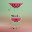 render-scales.png watermelon / Sandia articulated / flexi