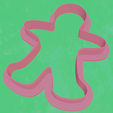 3.png Christmas cookie cutter - Gingerbread Man