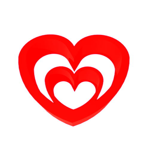 VALENTINE HEART 7 - 6 versions 3D model