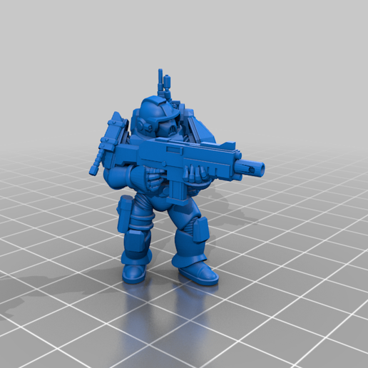 Halo Marine Aiming 3D model