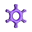 SnowHub1.stl Free STL file Build your own Snowflake!・Template to download and 3D print