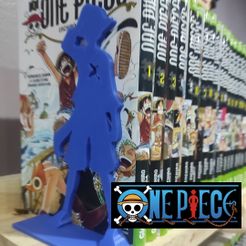 serre-1.jpg STL file One Piece Luffy Left Bookend・3D printer model to download