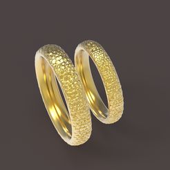 1 (1).jpg STL file Dragon comfort wedding rings・Template to download and 3D print, papcarlo