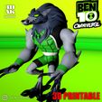 20230505_104159.jpg Ben 10 - Blitzwolfer (Benwolf) Modelo 3d para impressão