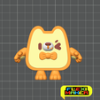 Captura-de-pantalla-2025-05-14-122122.png Flexi Dog Toasty – Articulated Toy | 3MF | Easy Print | No Supports