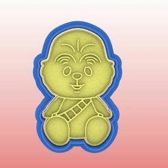 285.jpg STL file Chewbacca cutter and stamp・3D print design to download