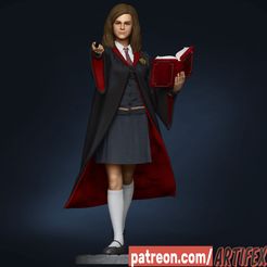 ger1.jpg 3D-Datei Hermine Granger・3D-druckbares Modell zum herunterladen