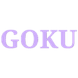 Goku Cut.stl GOKU DRAGON BALL FIGURE LASER CUT FILE