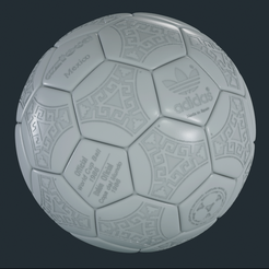 Pelota2.png 3D file Aztec World Cup ball - Maradona - Mexico 1986・3D printer design to download, SebastianDecilia