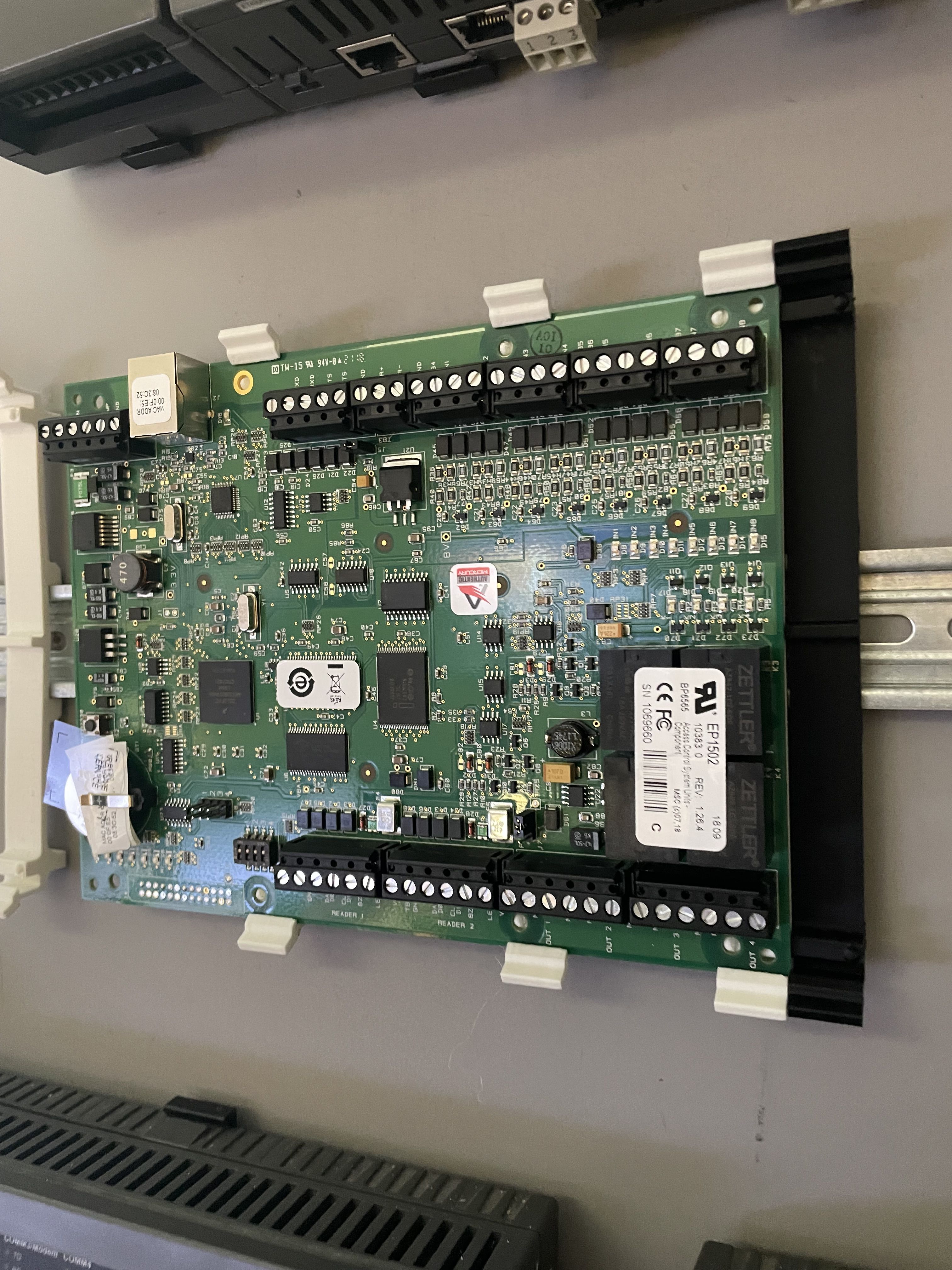 STL file Mercury Access Control DIN Rail mount・3D printer design to