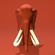 mammoth3.png Mammouth Lowpoly 3D Print Model