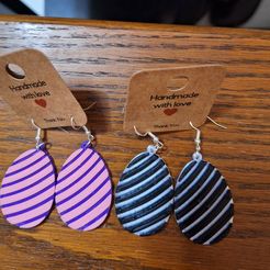 Easter-Egg-Earrings-3-1-1.jpg Fichier STL Boucles d'oreilles de créateurs 2・Design pour impression 3D à télécharger