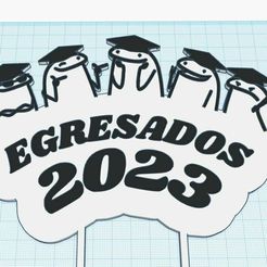 TOOPER-TORTA-FLORK-EGRESADOS.jpg ABSCHLUSSKUCHEN TOPPER 2023 FLORK