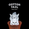Cottontail-Rabbit-Basket-thumb.jpg Cestino a forma di coniglio dal codino bianco
