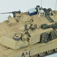 D7K_6703.jpg Free STL file M1 Abrams Spare Wheel (1/48)・3D printable model to download