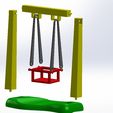 Assemblage.JPG Miniaturschaukel und -rutsche