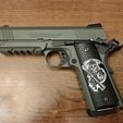 OPS-Tactical AS AWNM-POPO-O4AI/EIS BFSOPR-F FDA COLT 1911 CLASSIC SHAPE GRIPS SONS OF ANARCHY