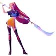 43b9fb157be6db4ea5ec3a9c7a84d178.jpg Huntrix (Rumi, Mira, Zoey) da KPop Demon Hunters