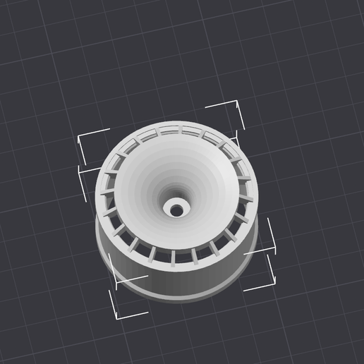 1/10 Aero rim straight fin