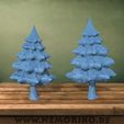 render.jpg Nemoriko`s : Trees  (conifer / fir tree, deciduous tree for Tabletop, Diorama etc.)