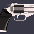 5.png Death Stranding - 357 Magnum revolver 3D model
