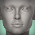 2.41.jpg 29 3D HEAD FACE FEMALE CHARACTER FEMALE TEENAGER PORTRAIT DOLL BJD LOW-POLY 3D MODEL