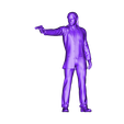 Travolta.stl Free STL file Pulp Fiction - Vincent Vega and Jules Winnfield・Template to download and 3D print