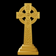 celtic-cross-statue1304-stl-3d-print-turntable-07-front-gold.png Celtic Cross Statue 3D Print Model