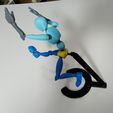 VeeDroidMKII_Stand_02.jpg Flexybones Articulated Action Figure Poseable Mannequins