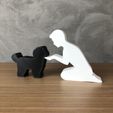 IMG-20240322-WA0211.jpg Boy and his Shih Tzu for 3D printer or laser cut