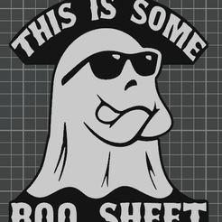 BOO-SHEET-PLAQUE.png Archivo 3D Placa BOO Sheet・Modelo para descargar y imprimir en 3D