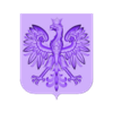herb.stl The coat of arms of Poland (Godło/Herb Polski)