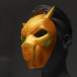 .5.png Tiger Concept Face Cosplay Mask 3D print model