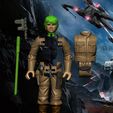 screenshot.5219.jpg Star Wars .Luke Skywalker (Bespin Fatigues) - vintage style 3.75" action figure .OBJ Kenner style.