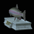 Rainbow-trout-statue-17.png fish rainbow trout / Oncorhynchus mykiss open mouth statue detailed texture for 3d printing
